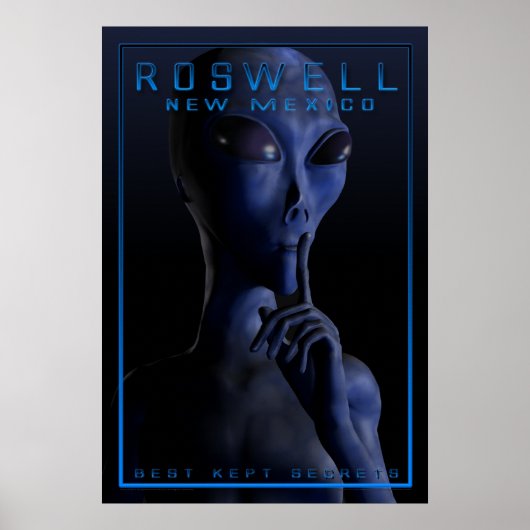 Alien, wezen, UFO, Roswell, mysterie, ontmoeten, a Poster (Voorkant)