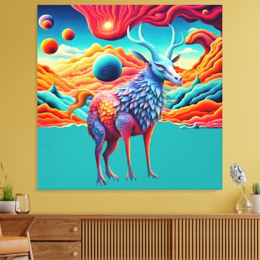 Alien Wildlife Canvas Afdruk (Insitu (Woonkamer))