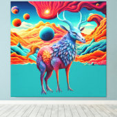 Alien Wildlife Canvas Afdruk (Insitu (Houten vloer))