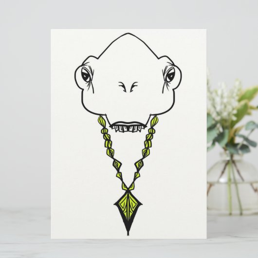 Alien With a Gold Chain Menu (Staand voorkant)