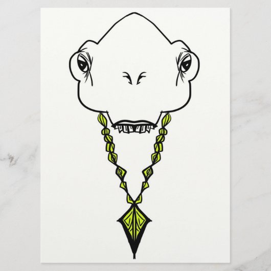 Alien With a Gold Chain Menu (Voorkant)