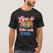 Alien   With USOs  Summer Saying T-shirt (Voorkant)