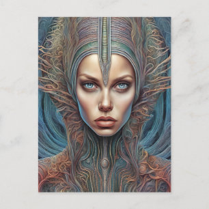 Alien Woman Briefkaart