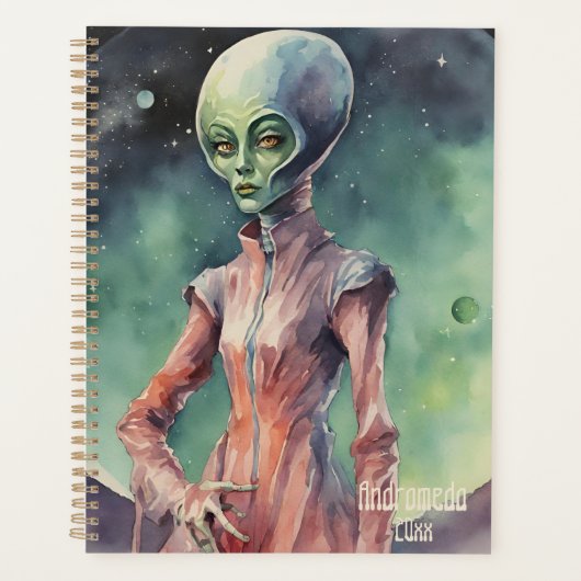 Alien Woman Planner (Voorkant)