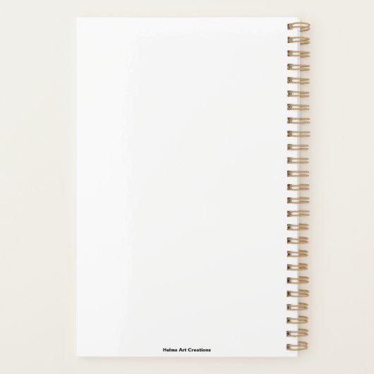 Alien Woman Roller Skater Fantasy Art Planner (Achterkant)