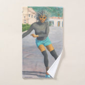 Alien Woman Rolschaatsen Fantasy Art Handdoek Set (Handdoek)