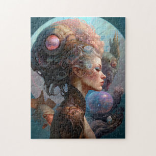 Alien Woman Surreal Science Fiction Art Legpuzzel