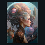 Alien Woman Surreal Science Fiction Art Notitieboek<br><div class="desc">Fantasy art producten van The Lunarium.</div>