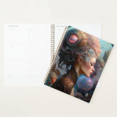 Alien Woman Surreal Science Fiction Art Planner (Display)