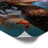 Alien Woman Surreal Science Fiction Art Poster (Hoek)