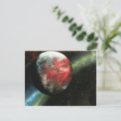 Alien World Briefkaart (Staand voorkant)