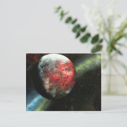 Alien World Briefkaart (Staand voorkant)