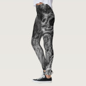 Alien World Fractal Black en White Leggings (Links)