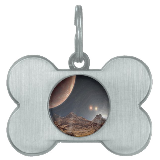 Alien World Huisdieren Naamplaatje (voorkant)