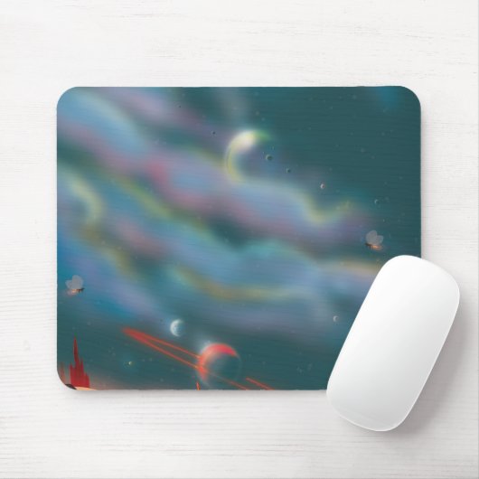 Alien world landschap muismat (Met muis)