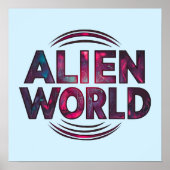 Alien World Poster (Voorkant)