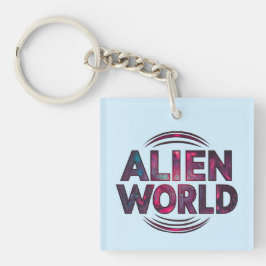 Alien World Sleutelhanger