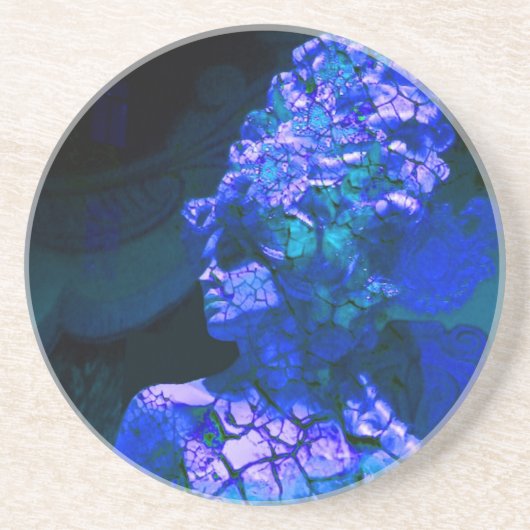 Alien World Zandsteen Onderzetter (Voorkant)