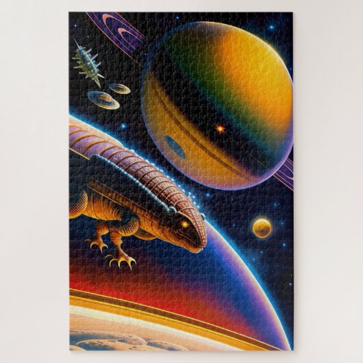 Alien Worlds 1014-stuk Jigzaag Puzzle Legpuzzel (Verticaal)