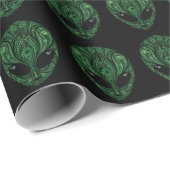 Alien Wrapping Paper Cadeaupapier (Rol Hoek)