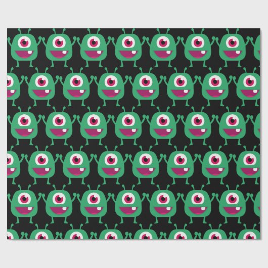 Alien Wrapping Paper Cadeaupapier (Vlak)
