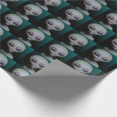 Alien Wrapping Paper Cadeaupapier (Hoek)