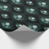 Alien Wrapping Paper Cute ET Grey-kerstpapier Cadeaupapier (Hoek)