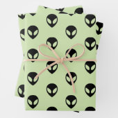 Alien Wrapping-papierlade voor ruimtegebruik, set Inpakpapier Vel (In situ)