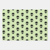 Alien Wrapping-papierlade voor ruimtegebruik, set Inpakpapier Vel (Voorkant)