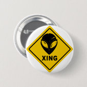 Alien X-ING Ronde Button 5,7 Cm (Voorkant /achterkant)