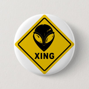 Alien X-ING Ronde Button 5,7 Cm