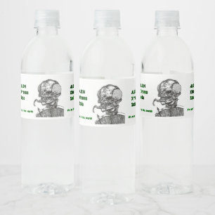 Alien X Soda Waterfles Etiket