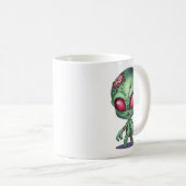 Alien Zombie Koffiemok (Voorkant rechts)