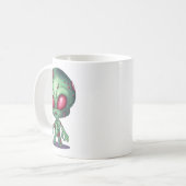 Alien Zombie Koffiemok (Voorkant links)