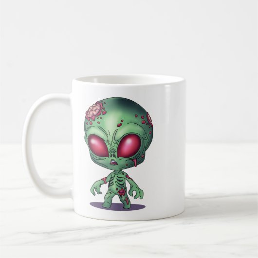Alien Zombie Koffiemok (Links)