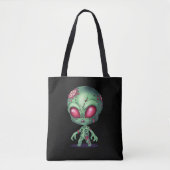 Alien Zombie Tote Bag (Voorkant)