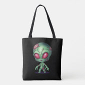 Alien Zombie Tote Bag (Achterkant)