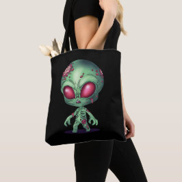 Alien Zombie Tote Bag