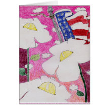 Alienated Soul: Drie bloemen Amerikaanse vlag roze