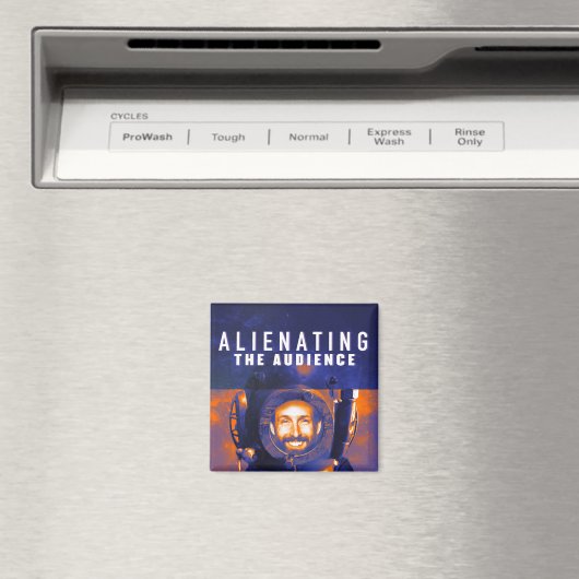 Alienating the Audience Fridge Magnet (Insitu (Vaatwasser))