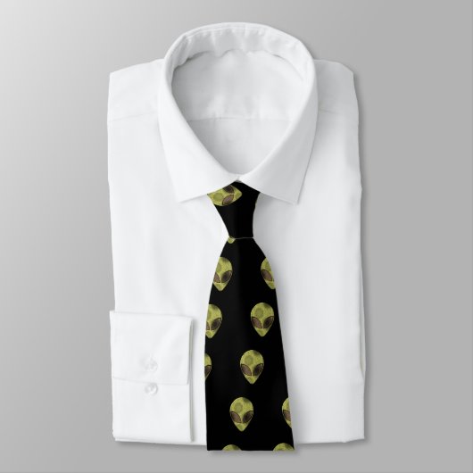 Alienation Mannen Black Necktie Stropdas (Gebonden)