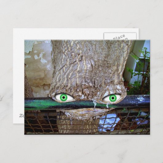 Alienboom Briefkaart (Voorkant / Achterkant)