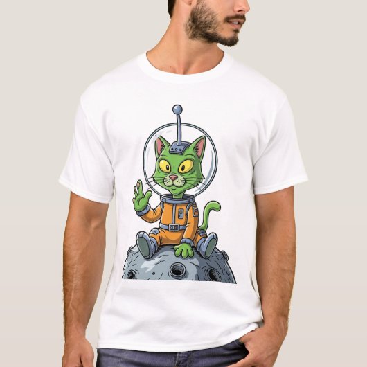 AlienCat T-Shirt (Voorkant)