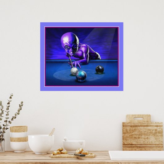 Aliendespeelpool Poster (Keuken)