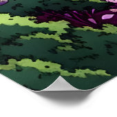 Aliendorp op buitenaardse planeet | AI Art Poster (Hoek)