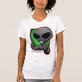 aliengray-smiley-duimsup-wimmin-tshirt t-shirt (Voorkant)
