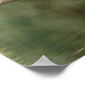 Aliengroene wereld poster (Hoek)