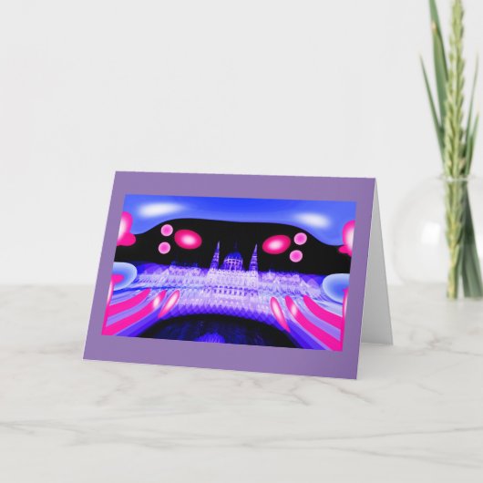 Alieninvasie Feestdagen Kaart (Voorkant)