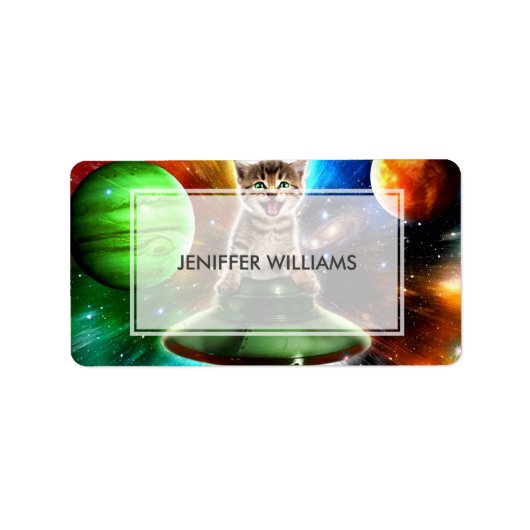 Alienkat in de oufsauer etiket (Voorkant)