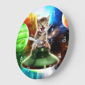 Alienkat in de oufsauer grote klok (Hoek)